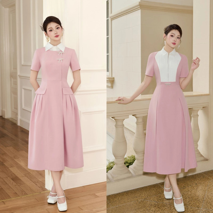Những thiết kế váy áo thanh lịch, yêu kiều tôn dáng nàng công sở - Ảnh 4. Những thiết kế váy áo thanh lịch, yêu kiều tôn dáng nàng công sở - Ảnh 4.