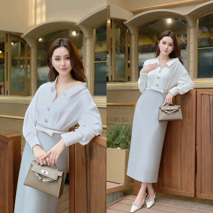 Những thiết kế váy áo thanh lịch, yêu kiều tôn dáng nàng công sở - Ảnh 9. Những thiết kế váy áo thanh lịch, yêu kiều tôn dáng nàng công sở - Ảnh 9.