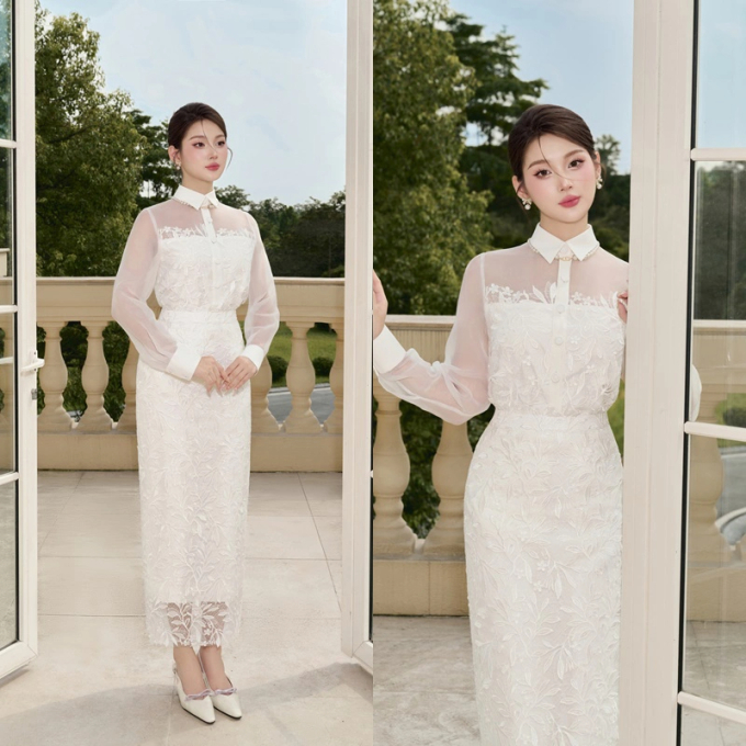 Những thiết kế váy áo thanh lịch, yêu kiều tôn dáng nàng công sở - Ảnh 11. Những thiết kế váy áo thanh lịch, yêu kiều tôn dáng nàng công sở - Ảnh 11.