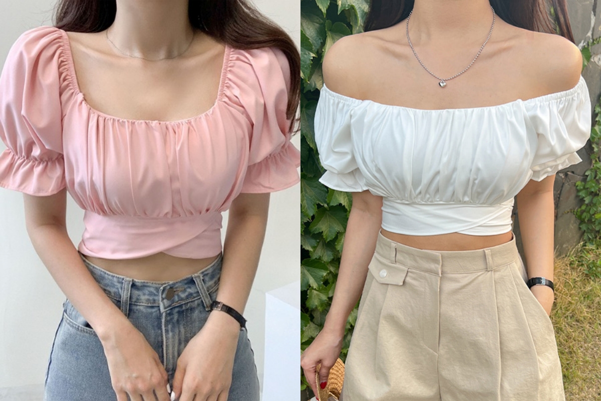 Kiểu áo trễ vai đáng sắm nhất trong mùa hè: Diện được 2 kiểu, từ thanh lịch đến gợi cảm- Ảnh 3. Kiểu áo trễ vai đáng sắm nhất trong mùa hè: Diện được 2 kiểu, từ thanh lịch đến gợi cảm- Ảnh 3.