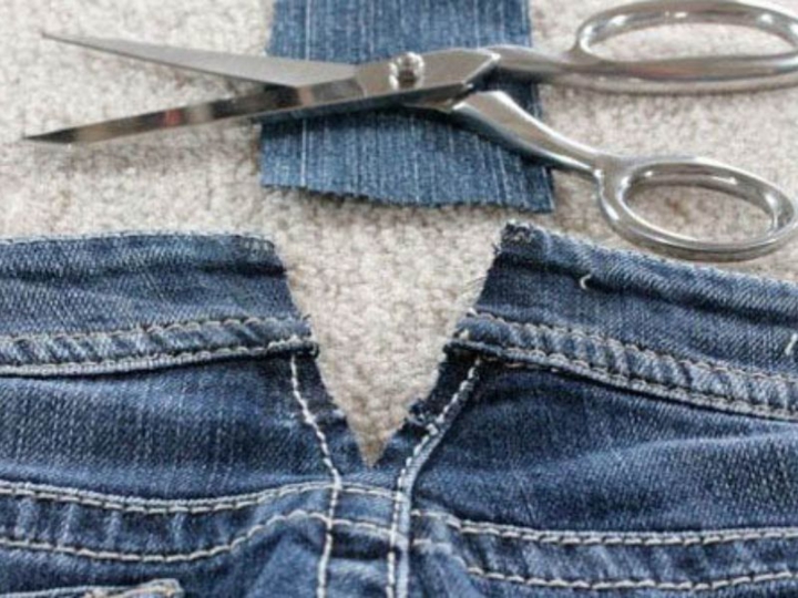Làm mới chiếc quần jeans bằng cách tự cắt - Ảnh 4. Làm mới chiếc quần jeans bằng cách tự cắt - Ảnh 4.